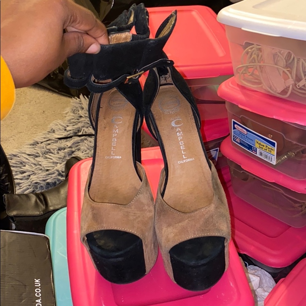 Jeffrey Campbell Suede Heels - Platforms